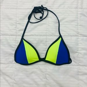 PINK by Victoria’s Secret Neon 2 Tone Bikini Top
